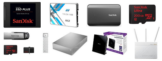 Amazon Gold Box - storage and WiFi products