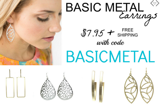 Cents of Style - basic metal earrings