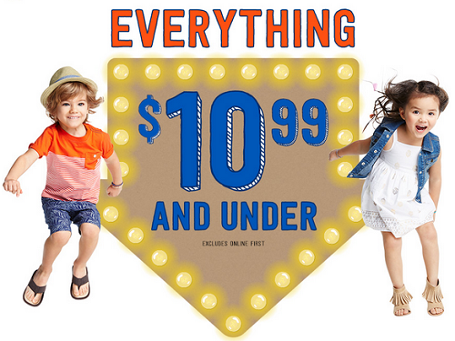 Crazy 8 - everything 10.99 and Under