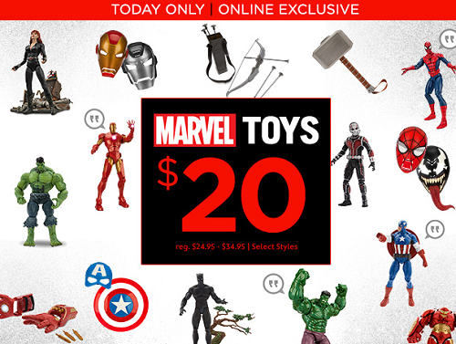 Disney Store - 20dollar Marvel Toys