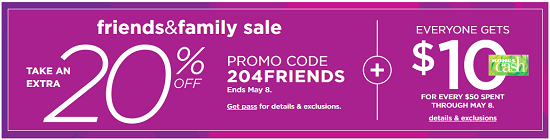 Kohl's - Friends and Family