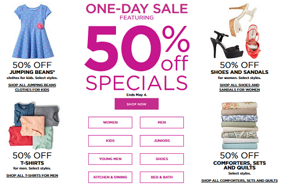 Kohl's One Day Sale