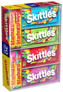 Skittles and Starburst, Fruity Candy, Variety Box (30 Count)