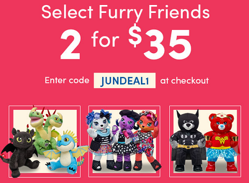Build-a-Bear - 2 for 35 June 2016