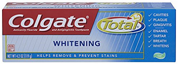 Colgate Total Whitening Gel Toothpaste, 4.2 Ounce (Pack of 6)
