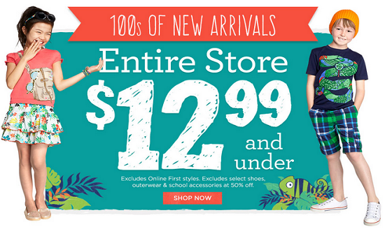 Gymboree - Entire Store 12.99 and Under