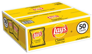 Lay's Classic Potato Chips, 50 Count