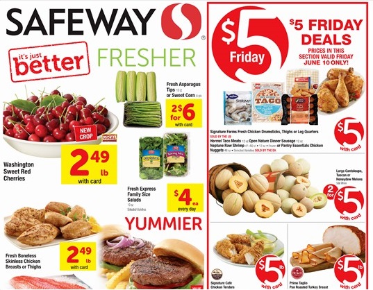 Safeway $5 Friday - Save on Quaker products, Nabisco Cheese Nips, Tree Top,  Lucerne Cheese + more!