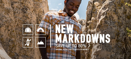 Sierra Trading Post - markdowns up to 80percent off