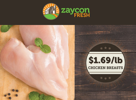 Zaycon - chicken breasts 1.69lb