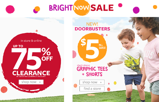 Carter's - Bright Now Sale