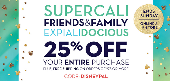 Disney Store - Friends and Family Sale 7-14-16