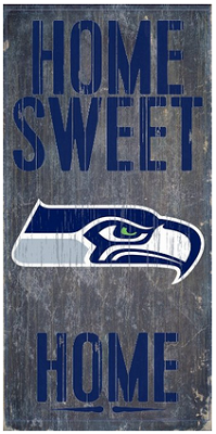 NFL Seattle Seahawks Home Sweet Home Distressed Vintage Sign