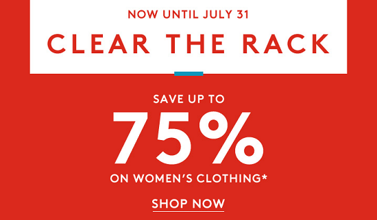 Nordstrom Rack - Clear the Rack Event 7-28-16