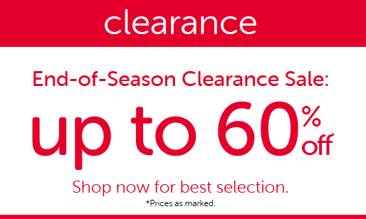 crocs - end of season clearance up to 60percent off