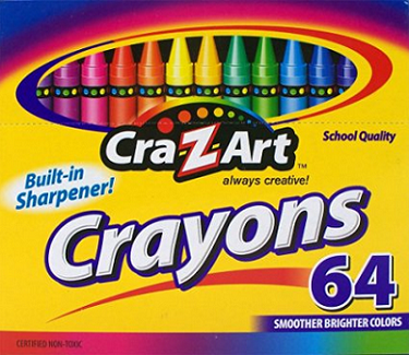 Cra-Z-art Crayons, 64 Count