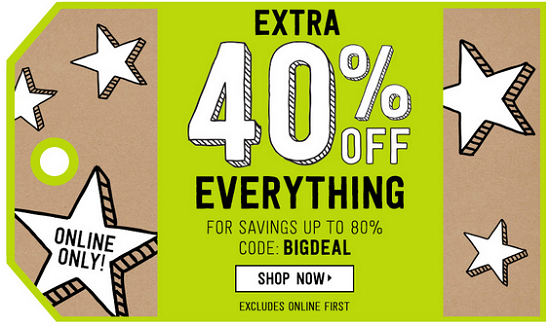 Crazy 8 - Extra 40percent off everything