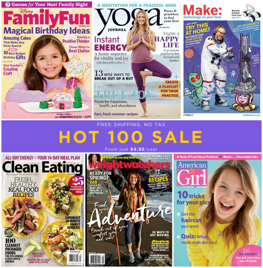 Discount-Mags-Hot-100-sale-august-2016