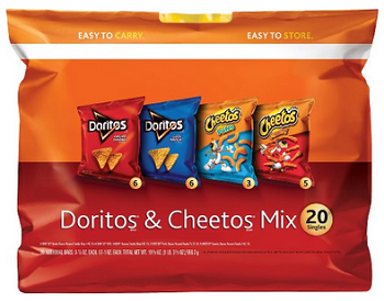 Frito-Lay Doritos and Cheetos Multipack, 20 Count