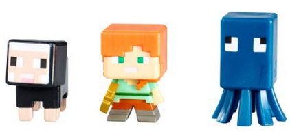 Minecraft Collectible Figures Set J (3-Pack), Series 3