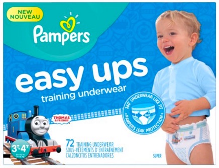 Pampers Girls Easy Ups Training Underwear, 4T-5T (Size 6), 60