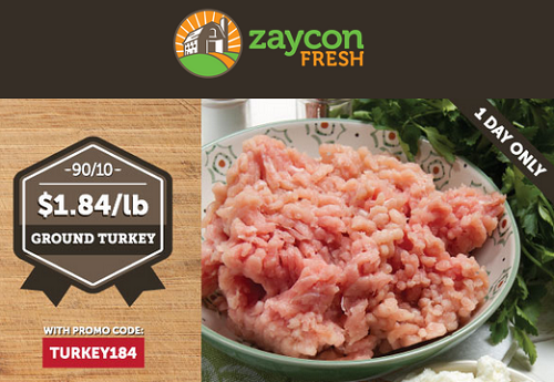Zaycon - ground turkey 1.89lb