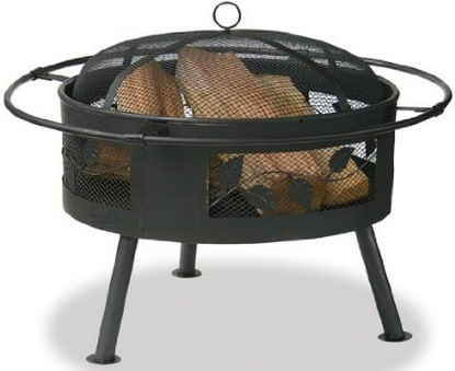 endless-summer-wad992sp-aged-bronze-outdoor-firebowl-with-leaf-design