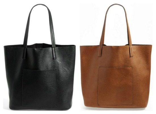 street-level-faux-leather-tote