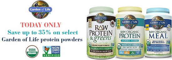 amazon-gold-box-garden-of-life-protein-powders