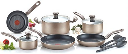t-fal-c067sc-metallics-nonstick-thermo-spot-heat-indicator-cookware-set-12-piece-bronze