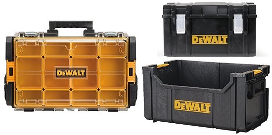 Dewalt DWST08202 Tough System 100 Bucket Tool Organizer with Clear Lid 