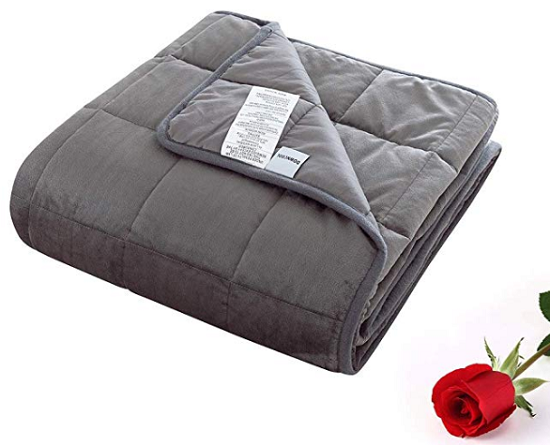 Amazon Prime Day Deal - DOWNCOOL Original Weighted Blanket. 100% Cotton
