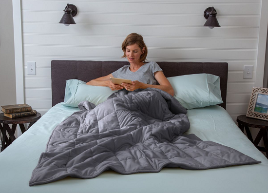 Target - Tranquility Weighted Throw Blanket, 12lbs - $27.99 (reg. $50)