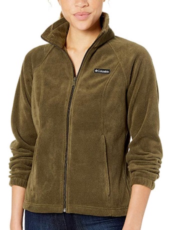 Columbia Women's Benton Springs Full Zip Soft Fleece Jacket, Olive ...