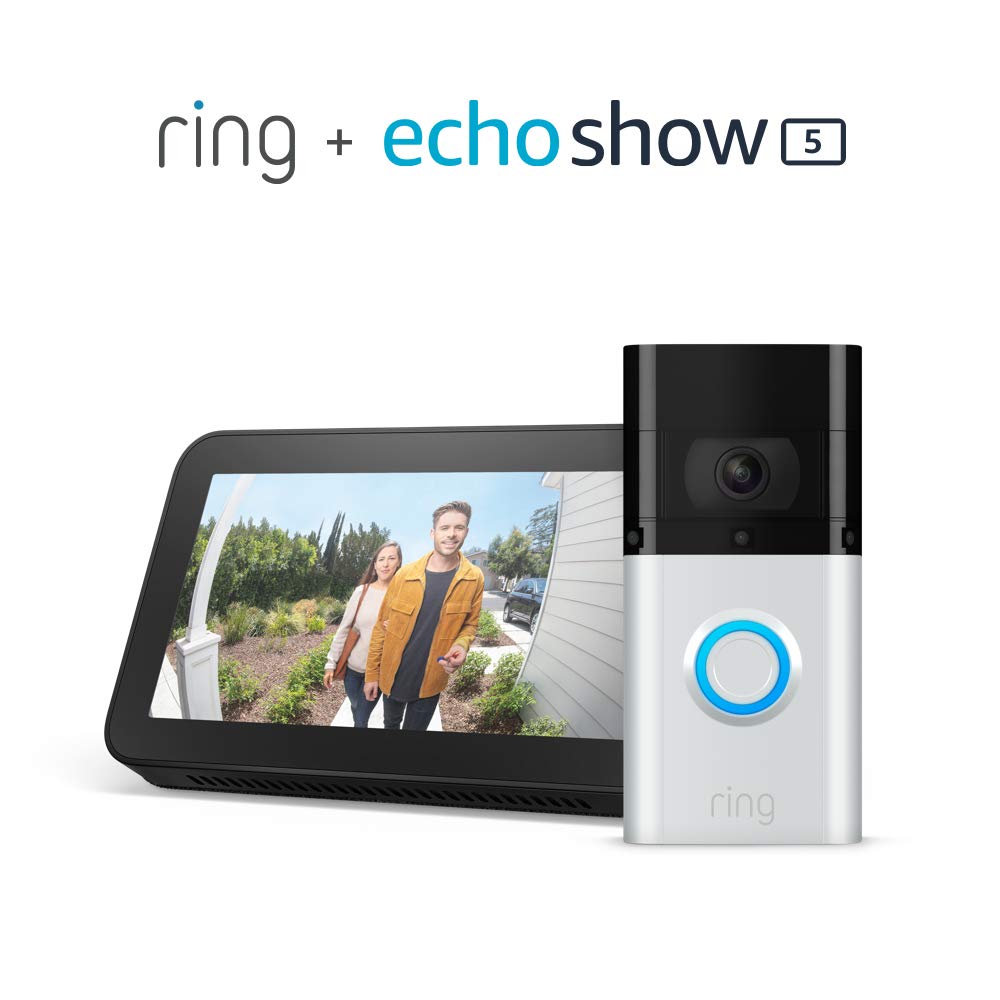 Ring Video Doorbell 3 Plus with Echo Show 5 (Charcoal) 169.99 (reg