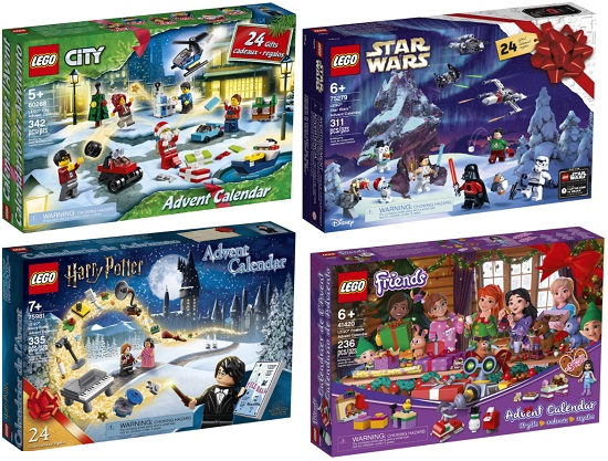 Amazon - 2020 LEGO Advent Calendars, Prices start at $19.97