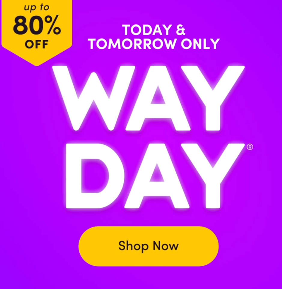 Wayfair WAY DAY SALE! Biggest sale of the year
