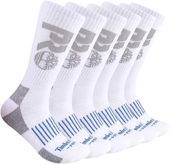 Timberland PRO Men’s 6-Pack Crew Socks – $10 (reg. $22)