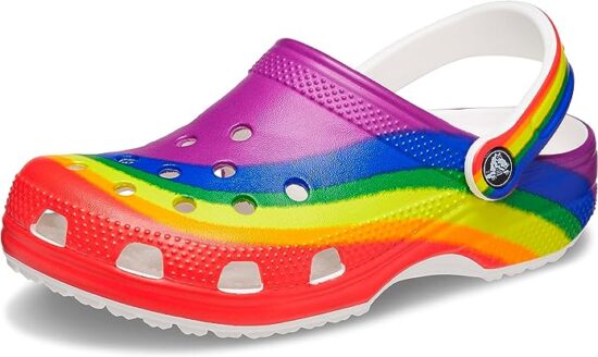 Crocs Adult Classic Rainbow Dye Clog – as low as $18.75 (reg. $55)
