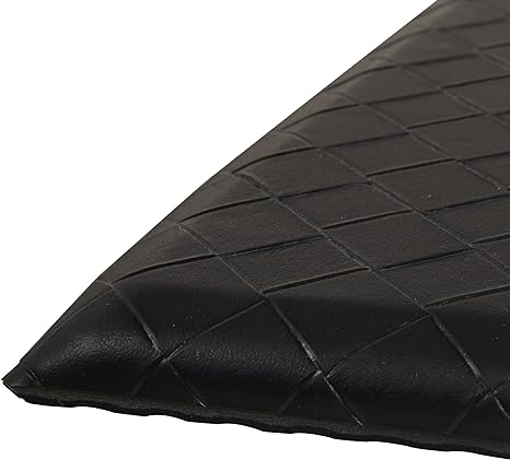   Basics Rectangular Non-slip,Stain Anti Fatigue Standing  Comfort Mat for Home and Office, 20 x 36 Inch, Black : Home & Kitchen