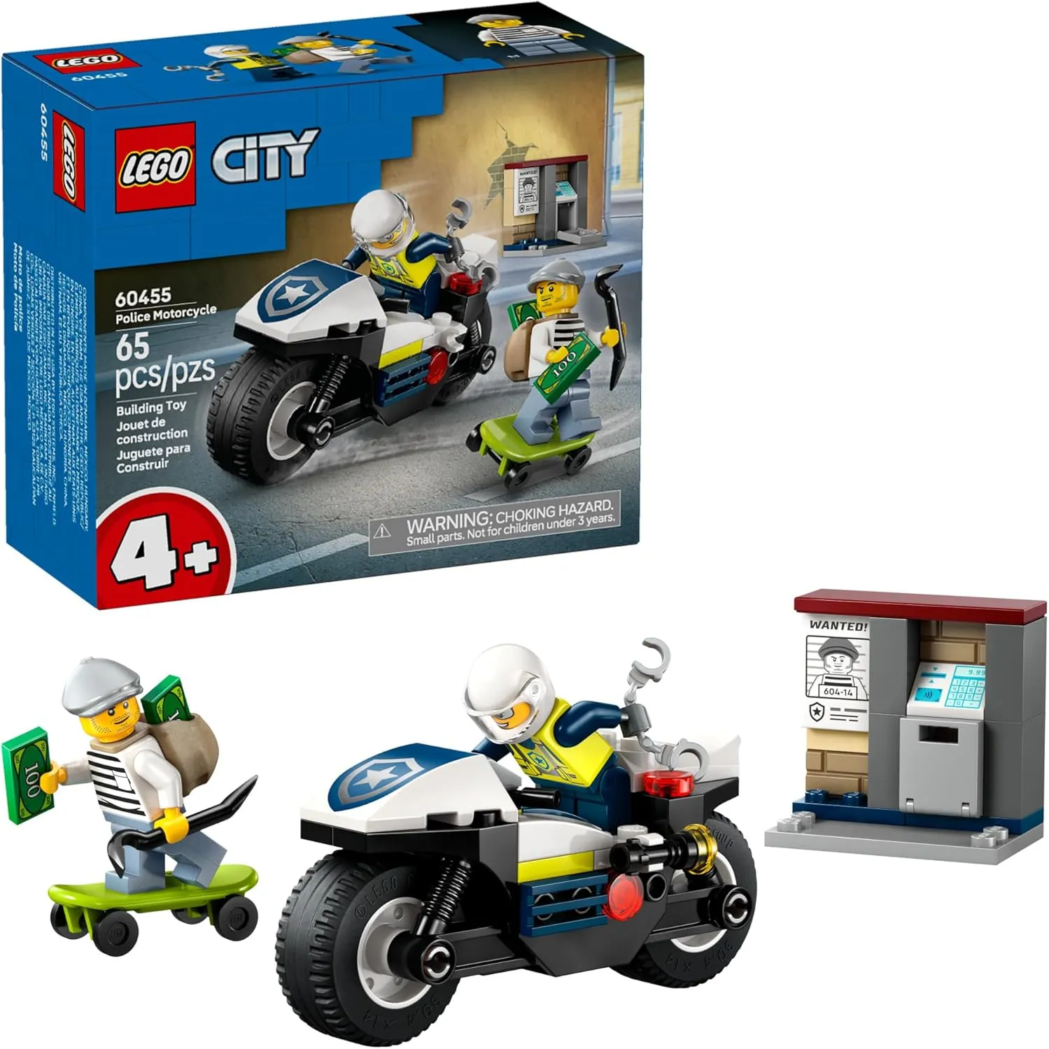 Target Block Recipee LEGO City Police Motorcycle Set - $4.98 (reg. $10)